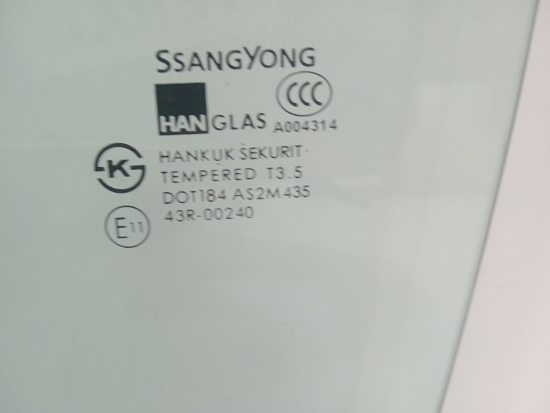 Recambio de luna delantera izquierda para ssangyong kyron 200 xdi limited referencia OEM IAM KYRON200XdiLimited2005-2011  