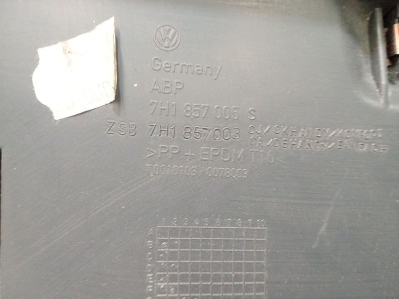 Recambio de salpicadero para volkswagen transporter t5 autobús (7hb, 7hj, 7eb, 7ej) 2.5 tdi referencia OEM IAM 7H1857003  