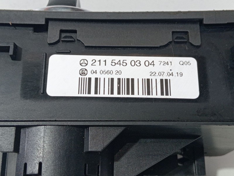 Recambio de mando luces para mercedes-benz clase e (w211) e 220 cdi (211.006) referencia OEM IAM 2115450304  