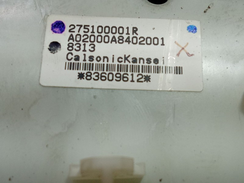 Recambio de mando climatizador para renault laguna grandtour iii 2009 referencia OEM IAM 275100001R  