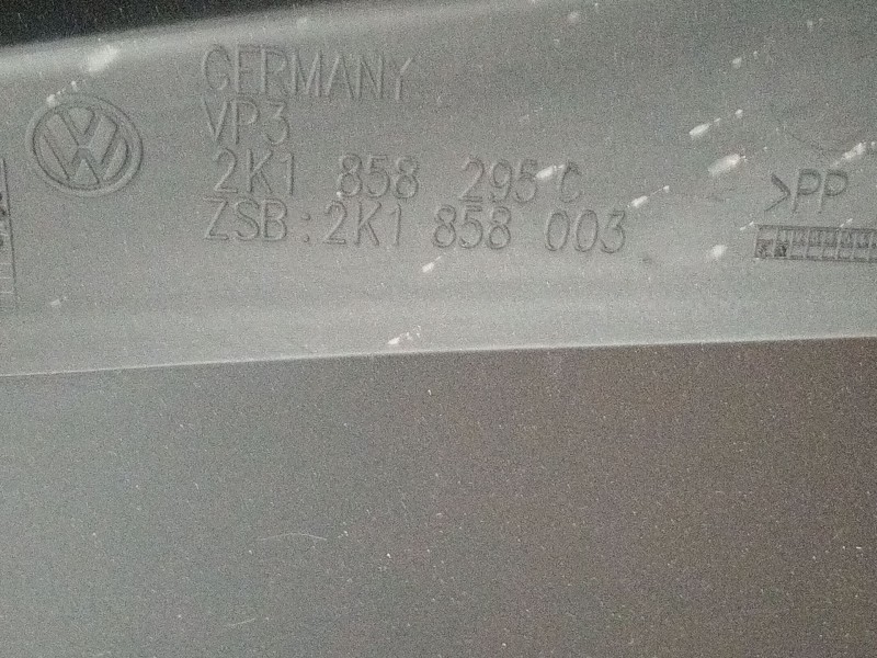 Recambio de salpicadero para volkswagen caddy ka/kb (2k) ecofuel kombi referencia OEM IAM 2k1858295  