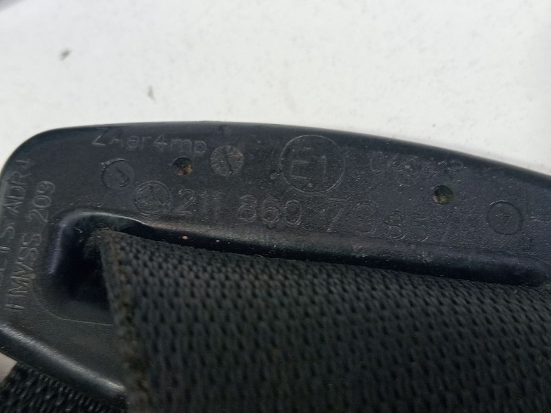 Recambio de cinturon seguridad delantero izquierdo para mercedes-benz clase e (w211) e 220 cdi (211.006) referencia OEM IAM 2118