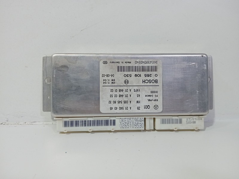 Recambio de modulo electronico para mercedes-benz clase e (w211) e 220 cdi (211.006) referencia OEM IAM 2115404345  