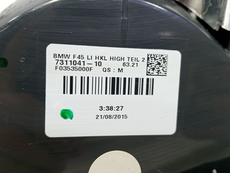 Recambio de piloto trasero izquierdo interior para bmw 2 active tourer (f45) 218 d referencia OEM IAM 731104110  