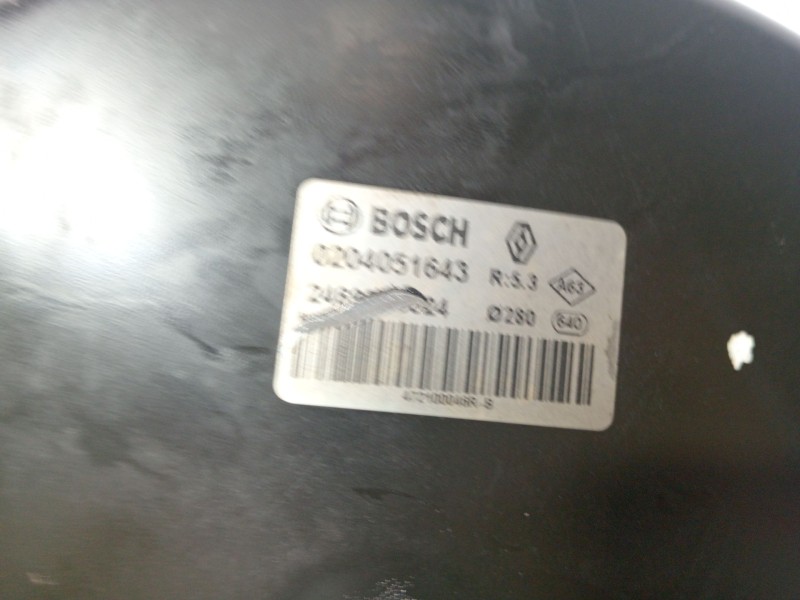 Recambio de servofreno para renault laguna grandtour iii 2009 referencia OEM IAM 0204051643  