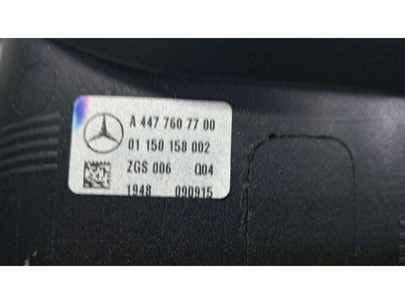 Recambio de maneta interior trasera derecha para mercedes-benz vito (w639) basic, combi 111 cdi largo (639.603) referencia OEM I