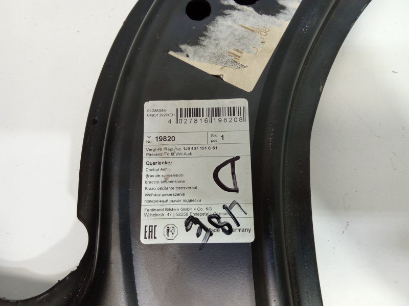 Recambio de brazo suspension inferior delantero derecho para volkswagen golf iv (1j1) 1.9 tdi referencia OEM IAM 1J0407151CS1  