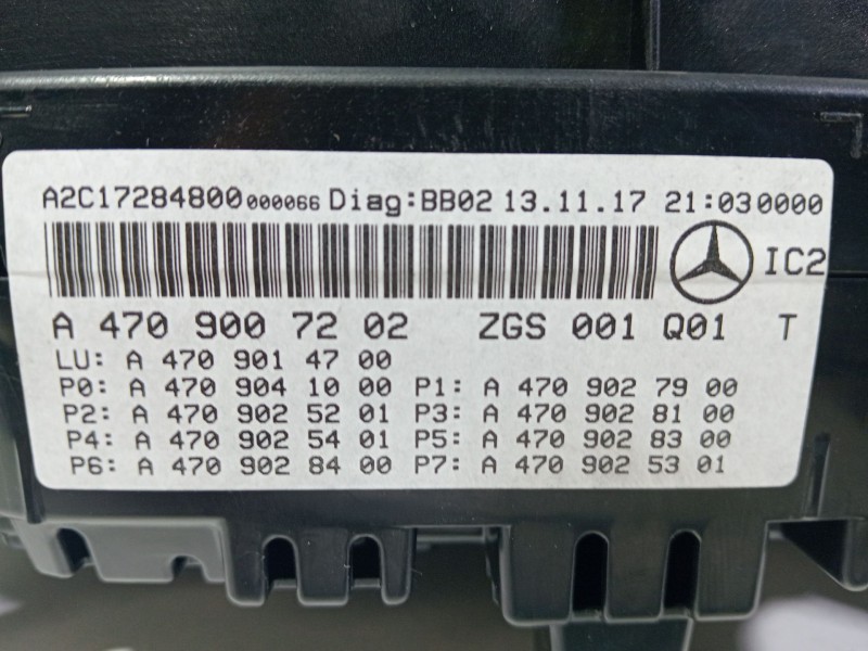 Recambio de cuadro instrumentos para mercedes-benz clase x (470) x 350 d 4-matic (470.252) referencia OEM IAM A4709007202   Recambio de cuadro instrumentos para mercedes-benz clase x (470) x 350 d 4-matic (470.252) referencia OEM IAM A4709007202