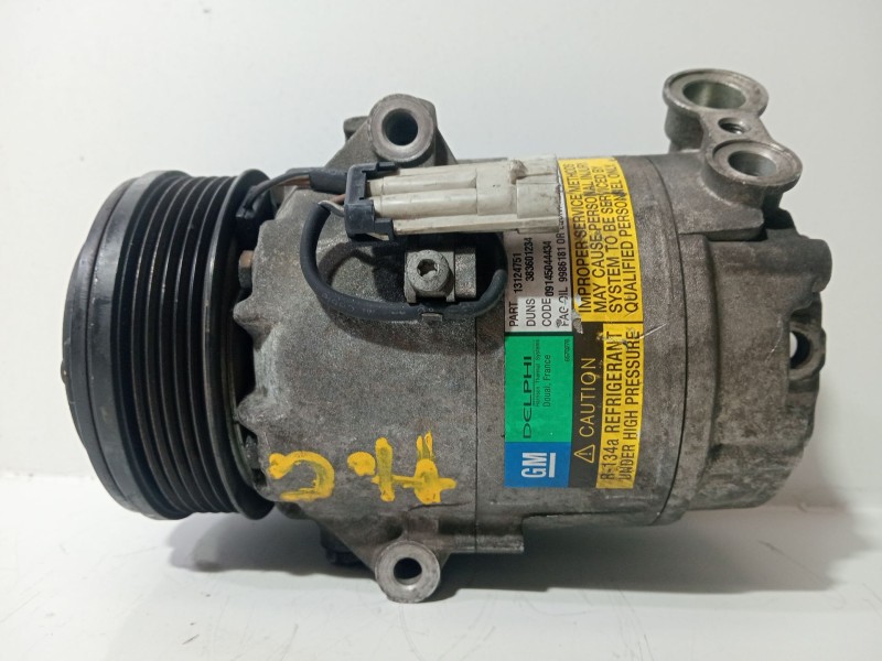 Recambio de compresor aire acondicionado para opel zafira a 2.0 dti referencia OEM IAM 09145044434  