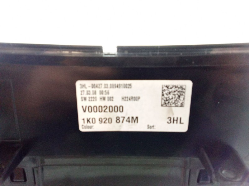 Recambio de cuadro instrumentos para volkswagen golf v variant (1k5) 1.9 tdi referencia OEM IAM 1k0920874m  