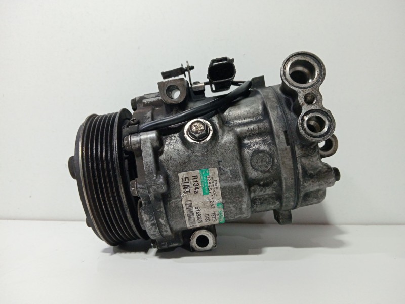 Recambio de compresor aire acondicionado para fiat punto (188_) 1.9 ds 60 (188.031, .051, .231, .251) referencia OEM IAM 5189388