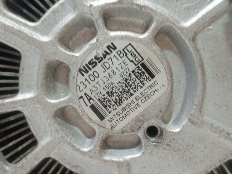 Recambio de caja cambios para nissan qashqai i (j10, nj10) 2.0 referencia OEM IAM 23100JD71B   Recambio de caja cambios para nissan qashqai i (j10, nj10) 2.0 referencia OEM IAM 23100JD71B