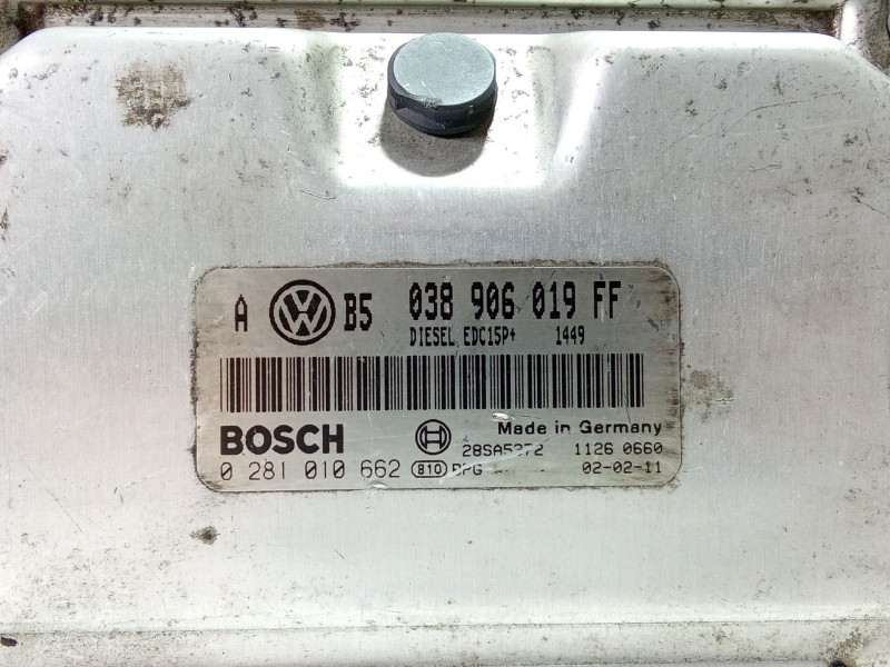 Recambio de centralita motor uce para volkswagen golf iv (1j1) 1.9 tdi referencia OEM IAM 038906019ff  