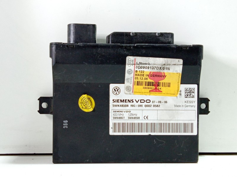 Recambio de modulo electronico para volkswagen touareg (7la, 7l6, 7l7) 5.0 v10 tdi referencia OEM IAM 3d0909137dx  