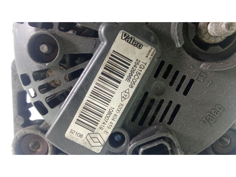 Recambio de alternador para renault trafic ii autobús (jl) 2.0 dci 90 referencia OEM IAM 8200404459   Recambio de alternador para renault trafic ii autobús (jl) 2.0 dci 90 referencia OEM IAM 8200404459
