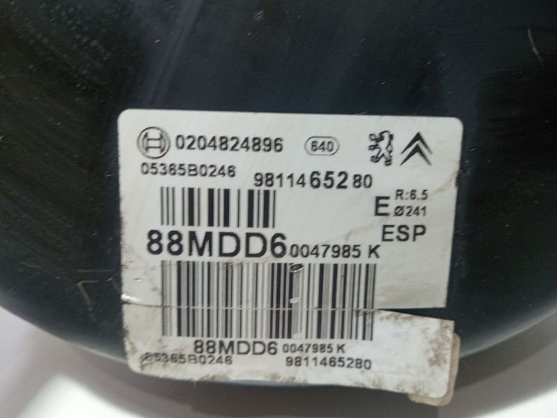 Recambio de servofreno para citroën ds3 (sa_) 1.6 thp 150 referencia OEM IAM 9811465280  