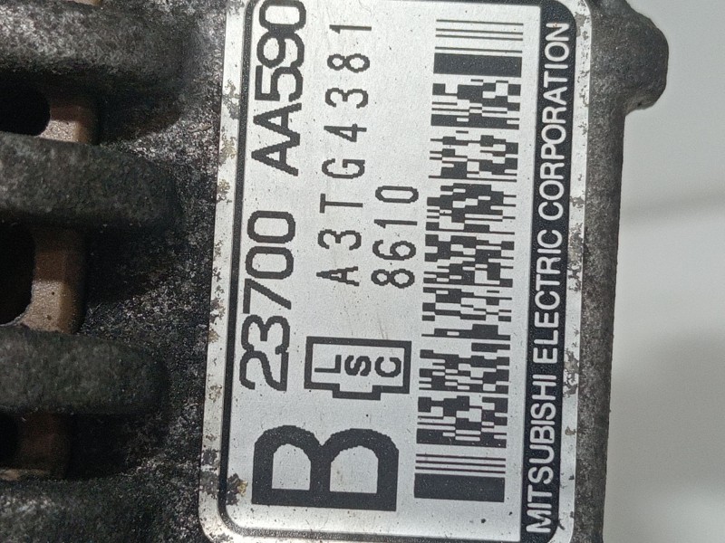 Recambio de alternador para subaru legacy iv (bl) 2.5 awd (bl9) referencia OEM IAM 23700AA590  