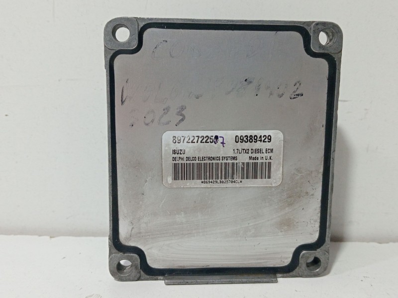 Recambio de centralita motor uce para opel corsa c 1.7 16v cdti referencia OEM IAM 89722722507  