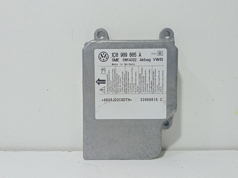 Recambio de centralita airbag para seat leon (1m1) 1.9 tdi referencia OEM IAM 1C0909605A  