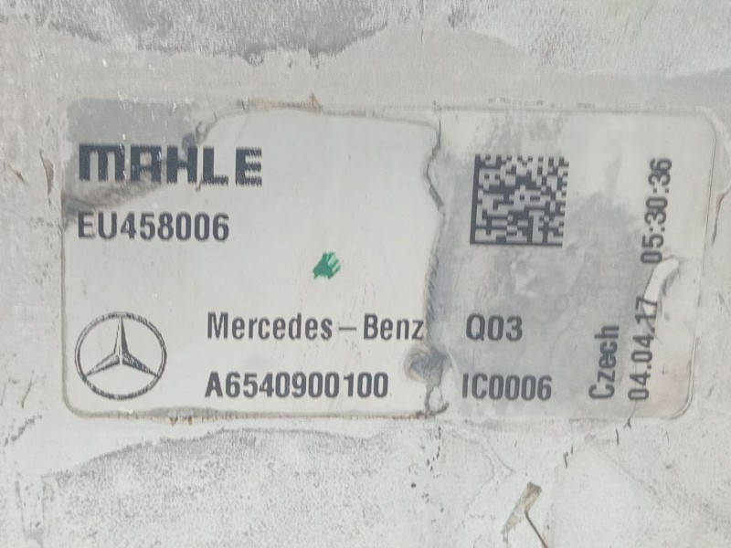 Recambio de intercooler para mercedes-benz clase e (w210) berlina diesel 220 cdi (210.006) referencia OEM IAM A6540900100  