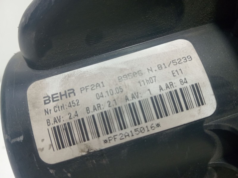 Recambio de motor calefaccion para peugeot 307 (3a/c) 1.6 referencia OEM IAM B9506  