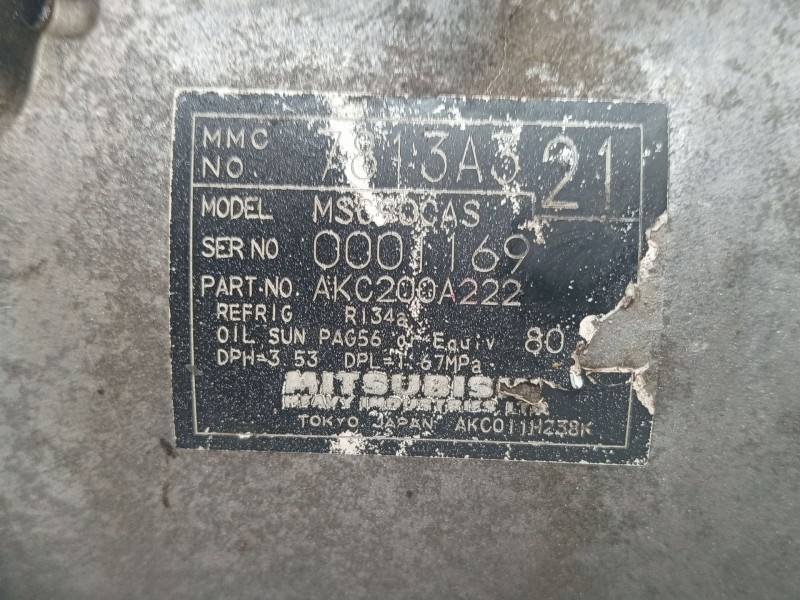 Recambio de compresor aire acondicionado para mitsubishi lancer viii sportback (cx_a) 2.0 di-d (cx8a) referencia OEM IAM 7813A32