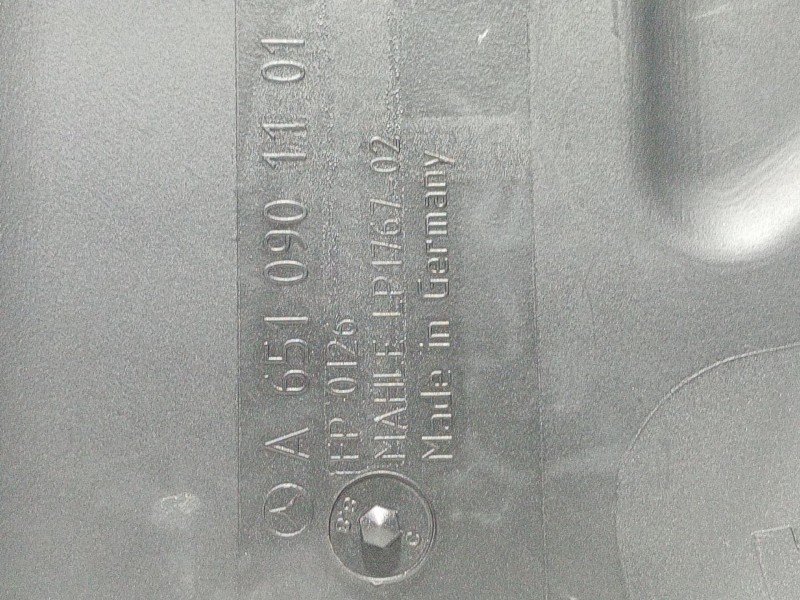 Recambio de caja filtro aire para mercedes-benz clase e (w212) e 350 4-matic (212.088) referencia OEM IAM A6510901101  