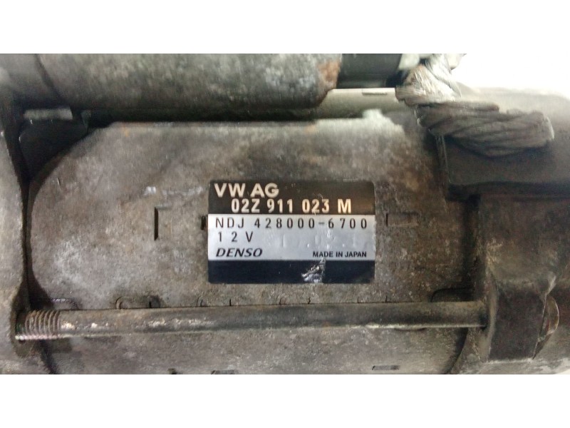 Recambio de motor arranque para seat ibiza sc (6j1) reference referencia OEM IAM 02Z911023M  