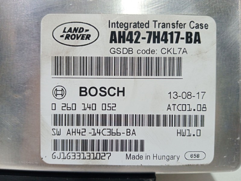 Recambio de modulo electronico para land rover discovery iv (l319) 3.0 sdv6 4x4 referencia OEM IAM 0260140052  