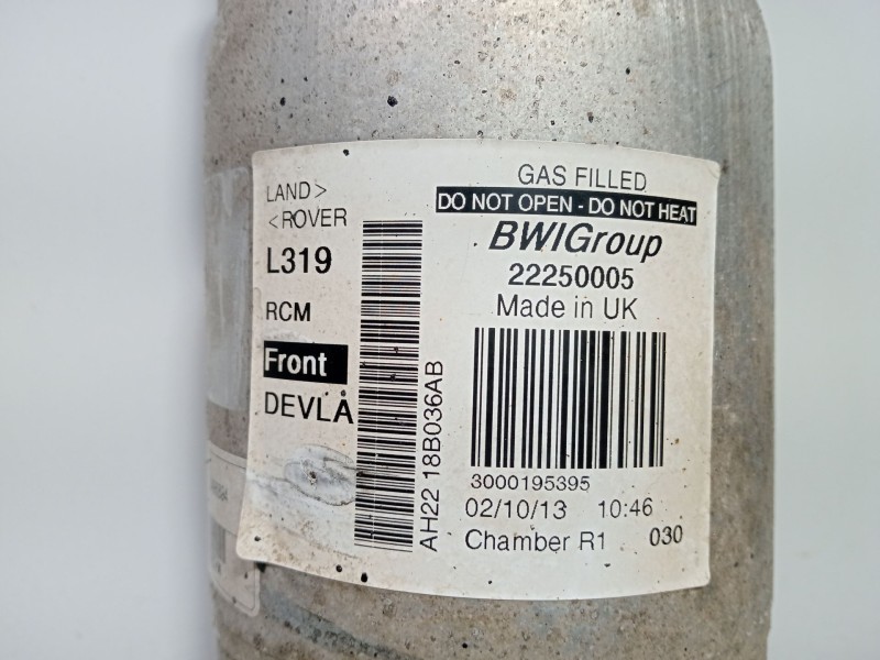 Recambio de amortiguador delantero izquierdo para land rover discovery iv (l319) 3.0 sdv6 4x4 referencia OEM IAM AH2218B036AB  