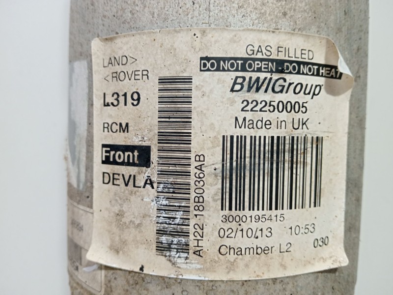 Recambio de amortiguador delantero derecho para land rover discovery iv (l319) 3.0 sdv6 4x4 referencia OEM IAM AH2218B036AB  