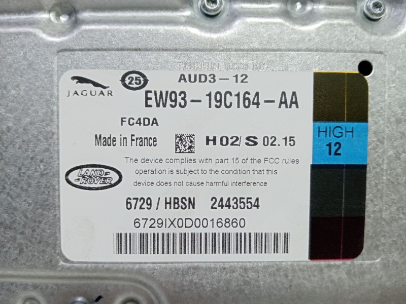 Recambio de modulo electronico para land rover discovery iv (l319) 3.0 sdv6 4x4 referencia OEM IAM EW9319C164AA  