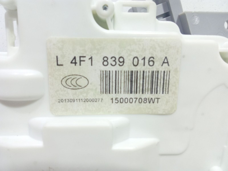 Recambio de cerradura puerta trasera derecha para audi a6 allroad c6 (4fh) 3.0 tdi quattro referencia OEM IAM 4F1839016A   Recambio de cerradura puerta trasera derecha para audi a6 allroad c6 (4fh) 3.0 tdi quattro referencia OEM IAM 4F1839016A