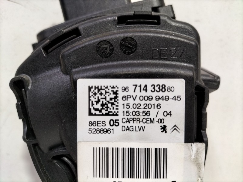 Recambio de pedal acelerador para ds ds 3 (sa_) 1.6 bluehdi 100 referencia OEM IAM 9671433880  