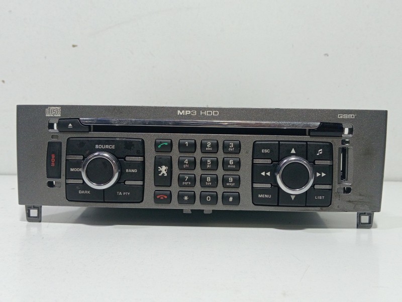 Recambio de sistema audio / radio cd para peugeot 308 referencia OEM IAM 96658736  