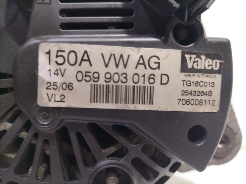 Recambio de alternador para audi a4 b7 (8ec) 3.0 quattro referencia OEM IAM 059903016D   Recambio de alternador para audi a4 b7 (8ec) 3.0 quattro referencia OEM IAM 059903016D