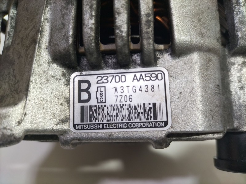 Recambio de alternador para subaru legacy iv (bl) 2.0 awd (bl5) referencia OEM IAM 23700AA590   Recambio de alternador para subaru legacy iv (bl) 2.0 awd (bl5) referencia OEM IAM 23700AA590