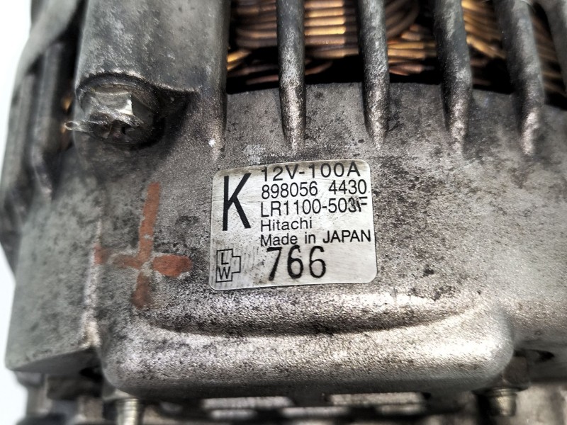 Recambio de alternador para opel meriva 1.7 16v dti cat (y 17 dt / lr6) referencia OEM IAM 8980564430   Recambio de alternador para opel meriva 1.7 16v dti cat (y 17 dt / lr6) referencia OEM IAM 8980564430