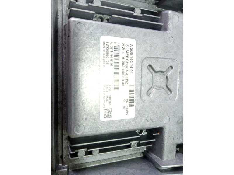 Recambio de centralita motor uce para mercedes-benz clase a (w169) a 200 (169.033, 169.333) referencia OEM IAM A0034466040  