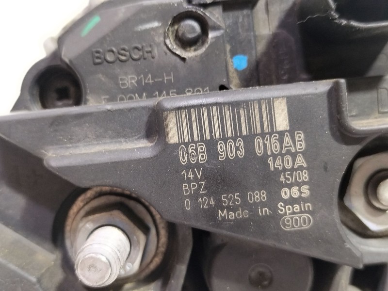 Recambio de alternador para audi a3 (8p) 2.0 tfsi ambiente referencia OEM IAM 06B903016AB  