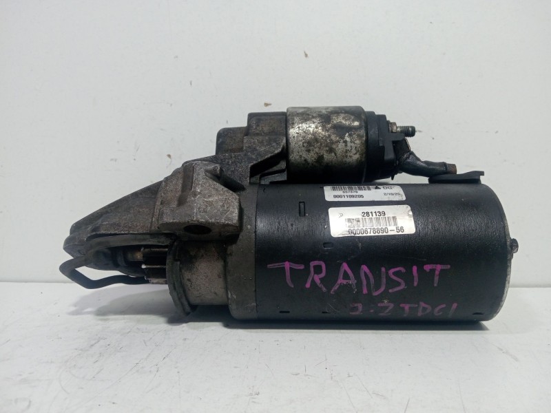 Recambio de motor arranque para ford transit caja abierta ´06 2.2 tdci cat referencia OEM IAM 6c1T11000AC  