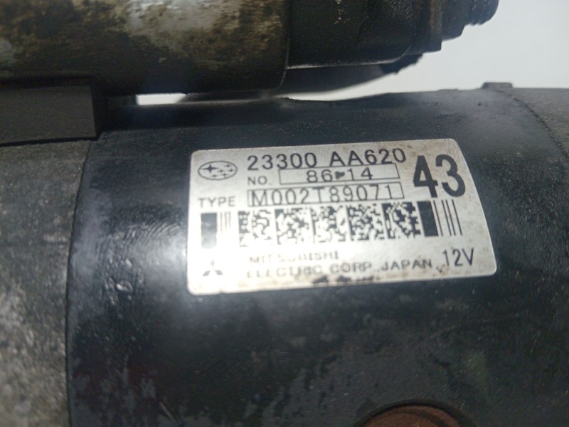 Recambio de motor arranque para subaru legacy berl. b13 (bl) 2.0 cat referencia OEM IAM M002T89071  
