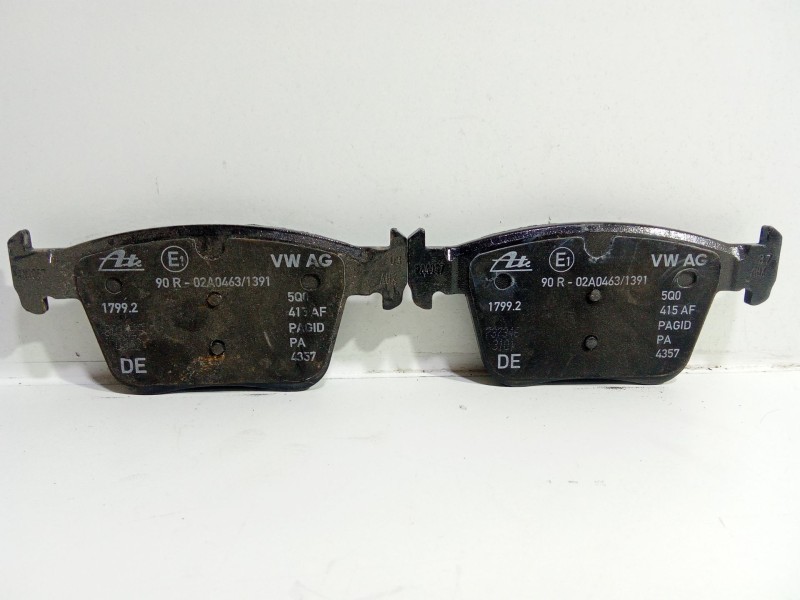 Recambio de pastillas de freno para volkswagen golf vii (5g1, bq1, be1, be2) 2.0 tdi referencia OEM IAM 90R-02A0463/1391  