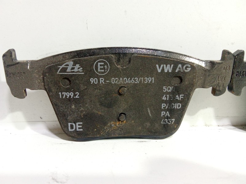 Recambio de pastillas de freno para volkswagen golf vii (5g1, bq1, be1, be2) 2.0 tdi referencia OEM IAM 90R-02A0463/1391  