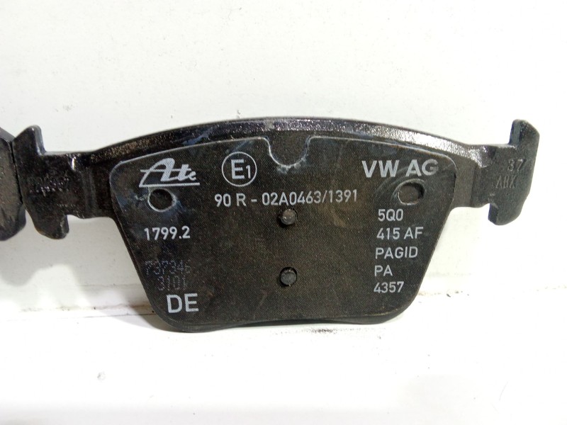 Recambio de pastillas de freno para volkswagen golf vii (5g1, bq1, be1, be2) 2.0 tdi referencia OEM IAM 90R-02A0463/1391  