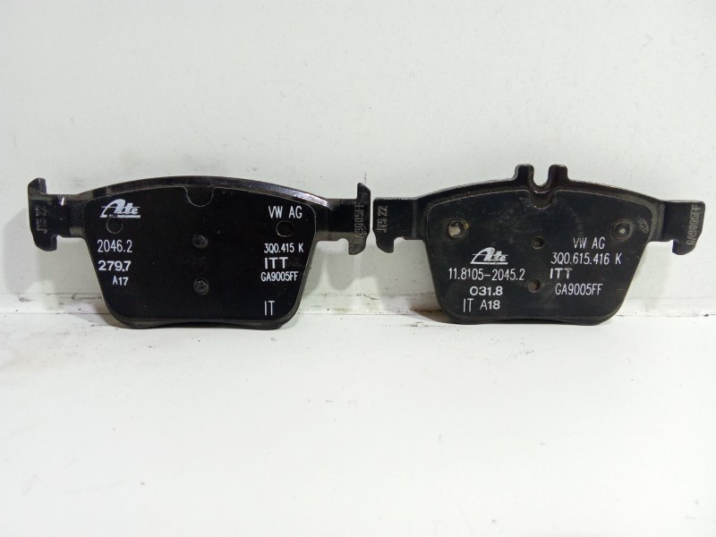 Recambio de pastillas de freno para volkswagen golf vii (5g1, bq1, be1, be2) 1.6 tdi referencia OEM IAM 3Q0615416K  
