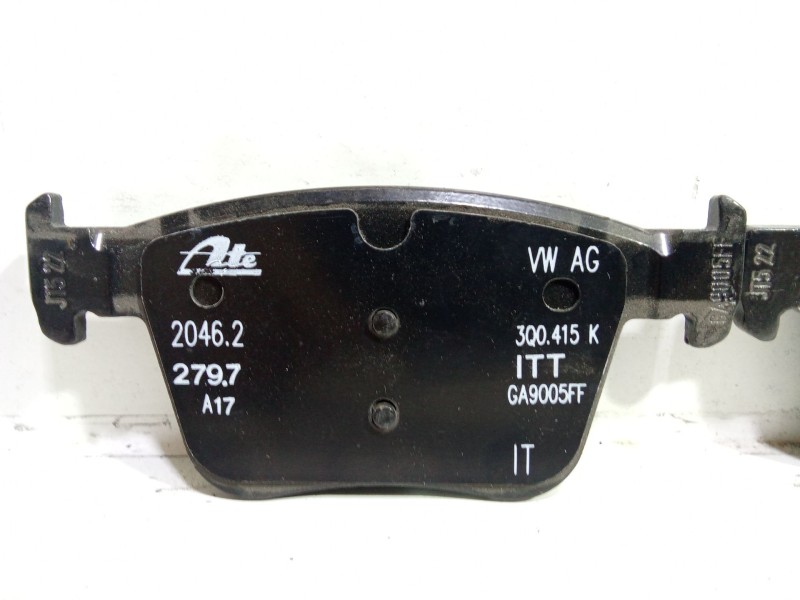 Recambio de pastillas de freno para volkswagen golf vii (5g1, bq1, be1, be2) 1.6 tdi referencia OEM IAM 3Q0615416K  