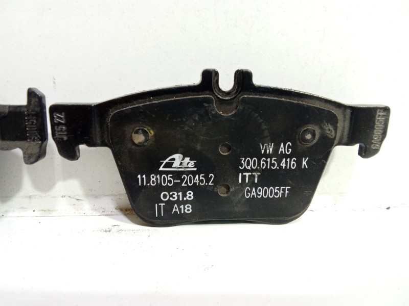 Recambio de pastillas de freno para volkswagen golf vii (5g1, bq1, be1, be2) 1.6 tdi referencia OEM IAM 3Q0615416K  
