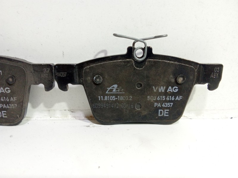 Recambio de pastillas de freno para volkswagen golf vii (5g1, bq1, be1, be2) 1.6 tdi referencia OEM IAM 5Q0615416AF  