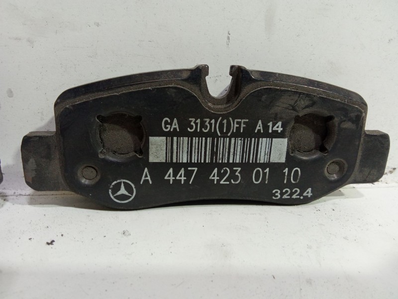 Recambio de pastillas de freno para mercedes-benz clase v (w447) v 200 cdi / d 4-matic (447.811, 447.813, 447.815) referencia OE